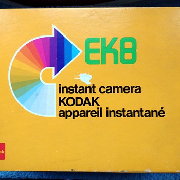1977-1979, kodak ek 8 instant picture camera. - Cameras