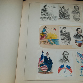 Civil War Patriotic Covers. Are they "salesman samples" or "pattern examples"for colorists? - Paper