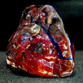 Old Morgantown Glass Guild Collectors - Paperweight - Art Glass