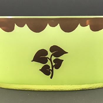 Loetz Jardiniere, Dagobert Peche design, PN III-274, ca. 1914 - Art Glass