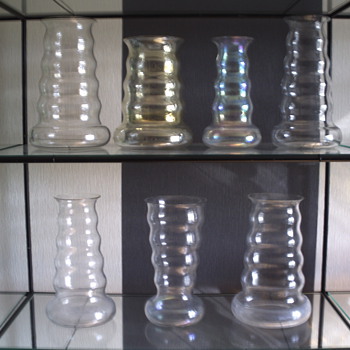 Vases O & OO by de Bazel - Art Glass