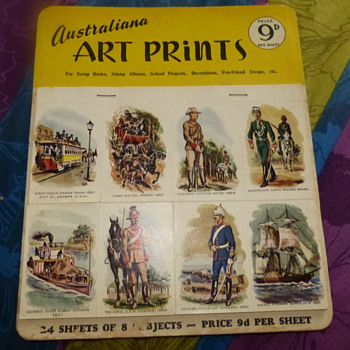 Australiana Art Prints, circa 1950's-1960's