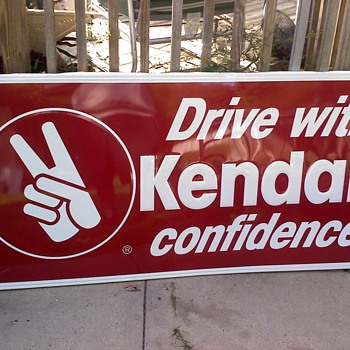 1950's Kendall Motor Oil Sign