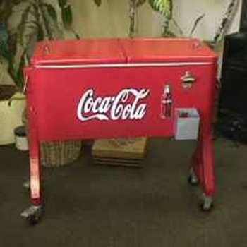 Old Coca Cola Cooler