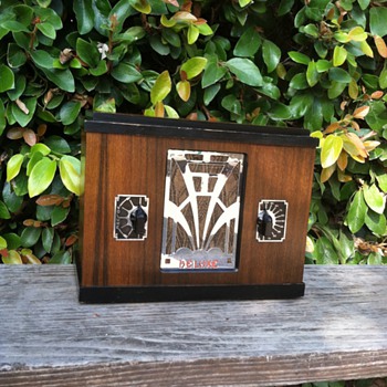 Rare Art Deco Deluxe Chrome Grille Tube Radio Model 1731 - Radios