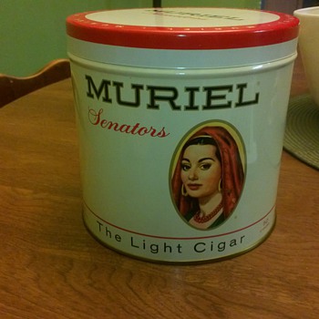 Muriel Senator Tin - Tobacciana