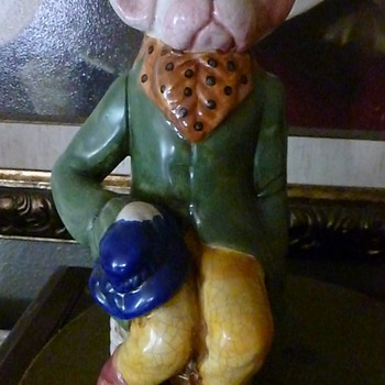 1 of my favorite finds.I  don't lnow much about its origin maybe one of you can help 