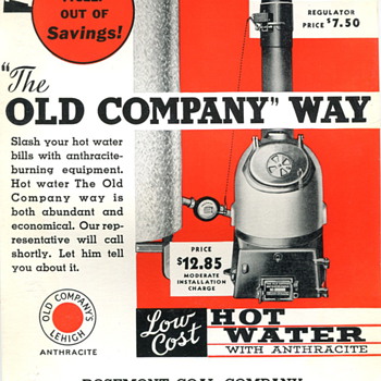 Ad for The Old Company Coal Company - Advertising