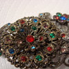 Filigree brooch