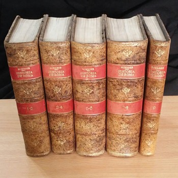 "Historia de Roma" by Theodore Mommsen - 1876 /77 (First Edition) - Books