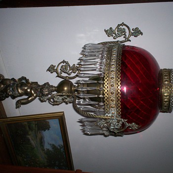 Antique Oil Lamp