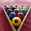 Vintage billiard balls