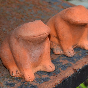 Two very old frogs - 1890s to 1915? - Animals
