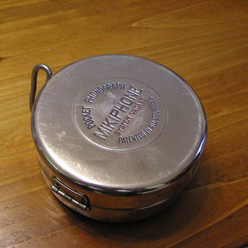 Swiss Mikiphone, The worlds smallest gramophone C 1925