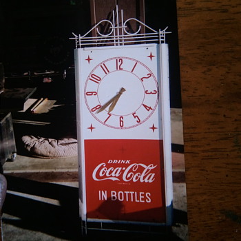 ART DECO COCA COLA CLOCK - Coca-Cola