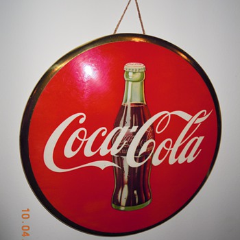 1950's Coca-Cola 9" Celluloid Sign