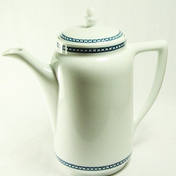 Rosenthal Blue Band Tall Tea Pot - China and Dinnerware