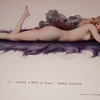 Taking a Rest ~ A. Penot ~ Paris Girl Drawing