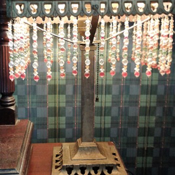 Great Old Cast Iron Lamp - Lamps