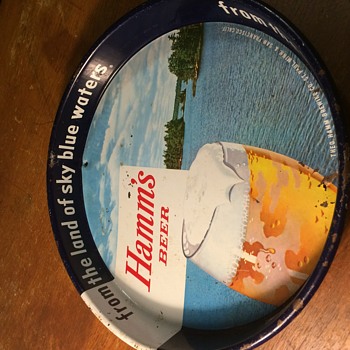 OLD HAMMS BEER TRAY - Breweriana