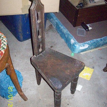 Old Wooden Chair - Furniture