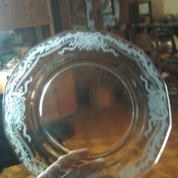 RARE!! 12 BLUE JUNE Plates!