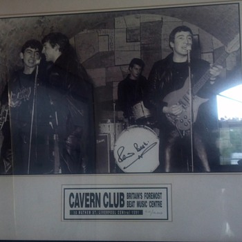 Beatles litho with Pete Best - Music