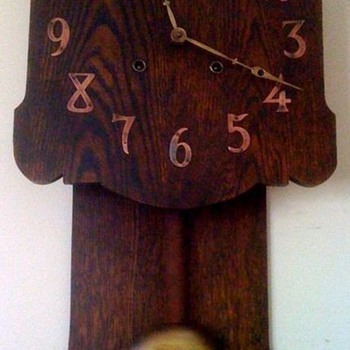 Mission style wall clock - Clocks