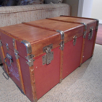 Late 50's French Trunk - Furniture