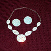 Aqua Blue Necklace/Earrings set....