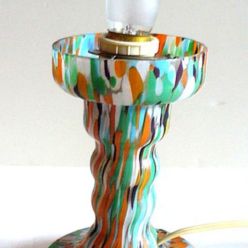 RUCKL COMPOSITE LAMP - Art Glass