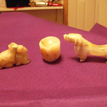 Alabaster figurines - Animals
