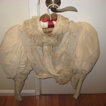 1895 Vintage Silk Wedding Dress