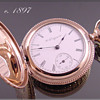 Elgin Size 6s. Gold-Filled Hunt Case Pocket Watch c.1897