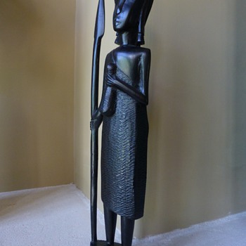 Hagenauer style African Wood statue - Art Deco
