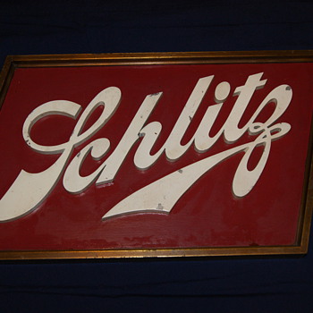 Schlitz Brewhouse Sign - Breweriana