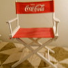CocaCola wooden directors chair