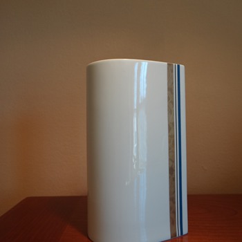 MIKASA SHAPE-DESIGNED BY MICHAEL LAX -GOLD RUSH -BLUE A 7723,C.1960S
