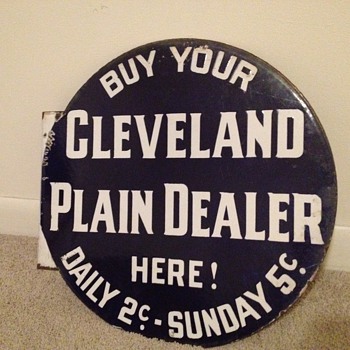 Cleveland Plain Dealer Sign - Signs