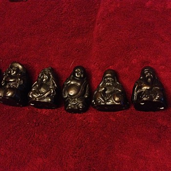 7 Lucky Gods figurines, Occupied Japan