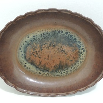 Redware Fish Platter