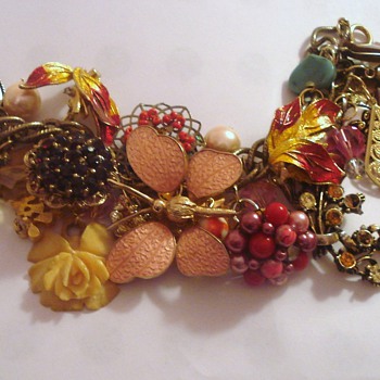 Eclectic Charm Bracelets ~ New Life for Old Jewelry - Costume Jewelry