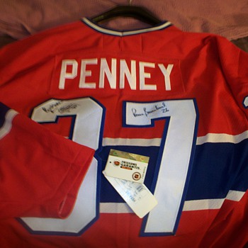 WHO  SIGNED THIS HOCKEY JERSEY #37 PENNEY & 3 OTHER PLAYERS????