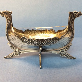 Silver Viking ship - Sterling Silver