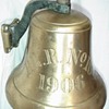Pennsylvania Railroad Tugboat "Altoona" Brass Ships Bell "PRR No. 10 1906"