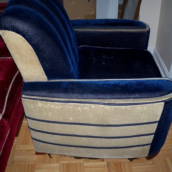 Art Deco Barrel Chair - Art Deco