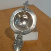  CHRISTIAN F HEISE SILVER STRAINER 1929.