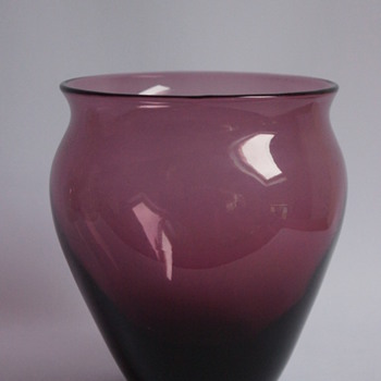 Whitefriars Amethyst Vase - Art Glass