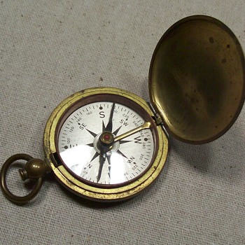 brass compass