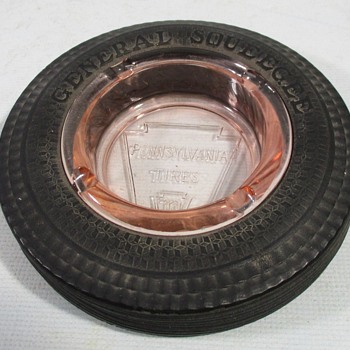 Pennsylvania Tire Ashtray - Advertising